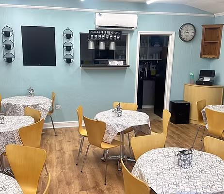 Inside East Kirkby Café